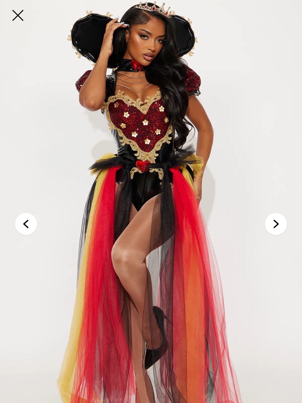 Women’s Queen of Hearts sexy costume (D8)